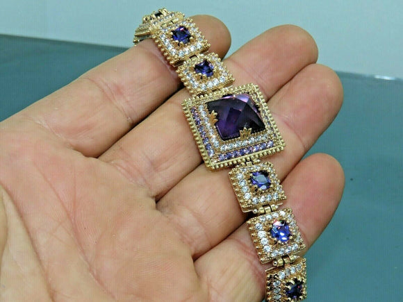 8mm Natural Stone Purple Amethysts Agate Beads Bracelet Women Men Jewelry  Gift | eBay